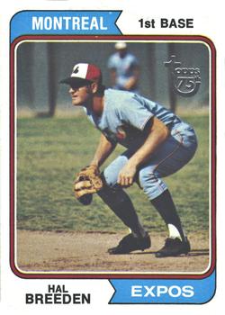 2014 Topps - 75th Anniversary Buybacks 1974 #297 Hal Breeden Front