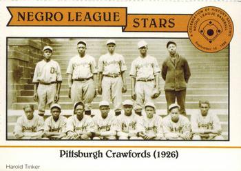 1988 Pittsburgh Negro League Stars #4 Pittsburgh Crawfords Front
