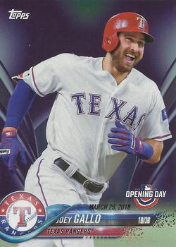 2018 Topps Opening Day - Purple #100 Joey Gallo Front