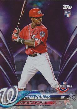 2018 Topps Opening Day - Purple #127 Victor Robles Front