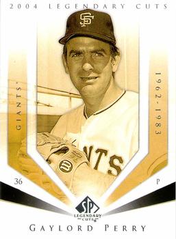 2004 SP Legendary Cuts #42 Gaylord Perry Front