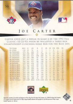 2004 SP Legendary Cuts #56 Joe Carter Back