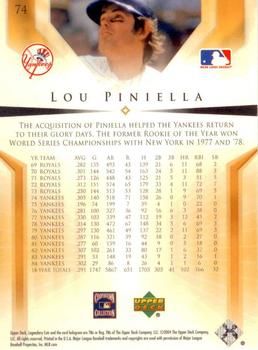 2004 SP Legendary Cuts #74 Lou Piniella Back