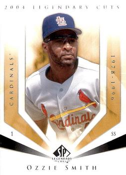 2004 SP Legendary Cuts #86 Ozzie Smith Front