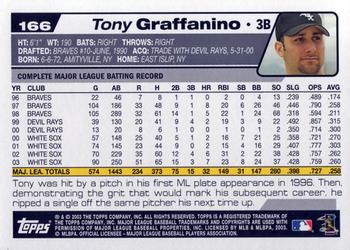 2004 Topps #166 Tony Graffanino Back