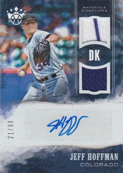 2018 Panini Diamond Kings - DK Materials Signatures Holo Silver #MS-JH Jeff Hoffman Front
