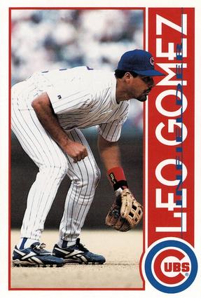 1996 Gatorade Chicago Cubs #8 Leo Gomez Front