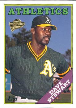 2004 Topps All-Time Fan Favorites #54 Dave Stewart Front