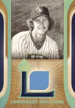 2004 SP Legendary Cuts - Legendary Swatches #LSW-RY Robin Yount Front