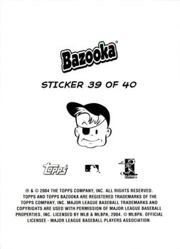 2004 Bazooka - 4-on-1 Stickers #39  Jeff Allison / Conor Jackson / Brad Sullivan / Kyle Sleeth Back
