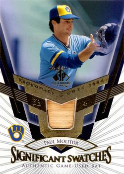 2004 SP Legendary Cuts - Significant Swatches #SS-PM Paul Molitor Front
