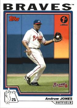 2004 Topps 1st Edition #80 Andruw Jones Front