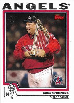 2004 Topps 1st Edition #267b Mike Scioscia Front