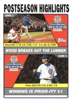 2004 Topps 1st Edition #350 Kerry Wood / Mark Prior  Front