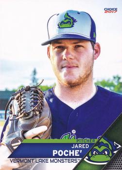 2017 Choice Vermont Lake Monsters #30 Jared Poche Front