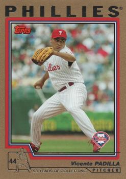 2004 Topps - Gold #59 Vicente Padilla Front