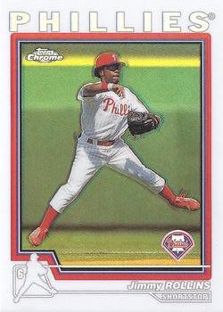 2004 Topps Chrome - Refractors #76 Jimmy Rollins Front