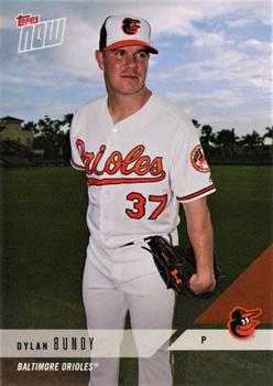 2018 Topps Now Road to Opening Day Baltimore Orioles #OD-8 Dylan Bundy Front