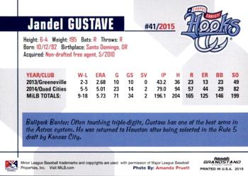 2015 Grandstand Corpus Christi Hooks #NNO Jandel Gustave Back