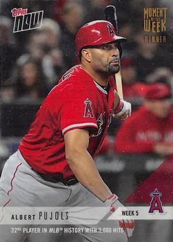 2018 Topps Now Moment of the Week - Gold Winner #MOW-5W Albert Pujols Front