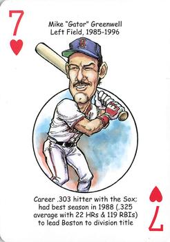 2016 Hero Decks Boston Red Sox Baseball Heroes Playing Cards #7♥ Mike 