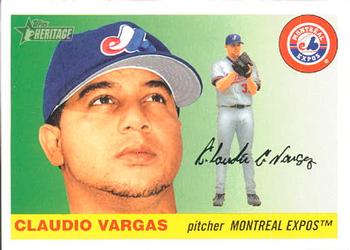 2004 Topps Heritage #243 Claudio Vargas Front