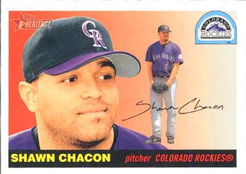 2004 Topps Heritage #256 Shawn Chacon Front