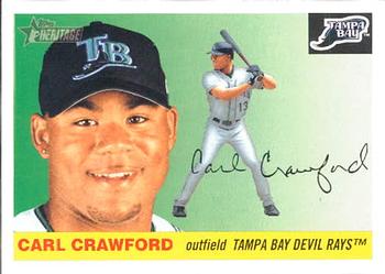 2004 Topps Heritage #284 Carl Crawford Front