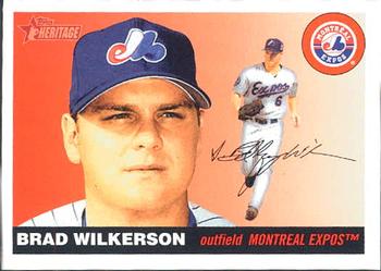 2004 Topps Heritage #423 Brad Wilkerson Front