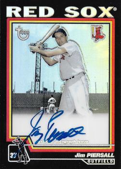 2004 Topps Retired Signature Edition - Autographs Refractors #TA-JP Jim Piersall Front