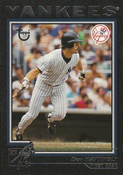 2004 Topps Retired Signature Edition - Black #33 Don Mattingly Front