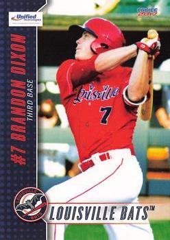 2017 Choice Louisville Bats #10 Brandon Dixon Front