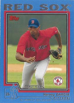 2004 Topps Traded & Rookies - Blue #T197 Harvey Garcia Front