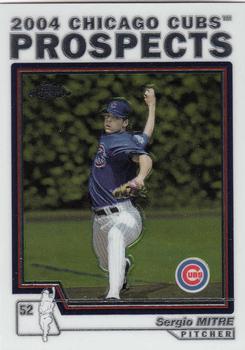 2004 Topps Traded & Rookies - Chrome #T107 Sergio Mitre Front