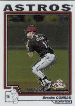 2004 Topps Traded & Rookies - Chrome #T165 Brooks Conrad Front