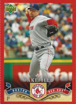 2007 Upper Deck Boston Globe Red Sox #3 Tim Wakefield Front
