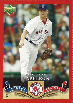 2007 Upper Deck Boston Globe Red Sox #4 Jonathan Papelbon Front