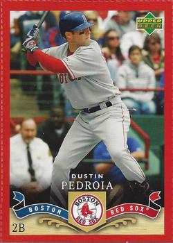 2007 Upper Deck Boston Globe Red Sox #18 Dustin Pedroia Front