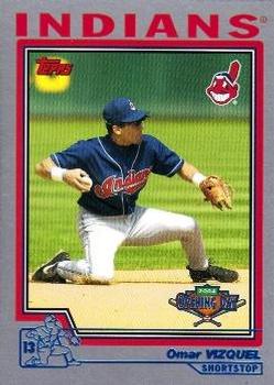 2004 Topps Opening Day #62 Omar Vizquel Front