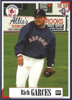 1998 Blueline Q-Cards Pawtucket Red Sox #14 Rich Garces Front