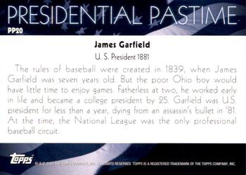 2004 Topps - Presidential Pastime #PP20 James Garfield Back