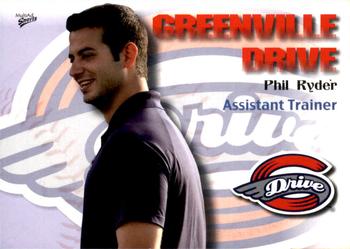 2009 MultiAd Greenville Drive #5 Phil Ryder Front