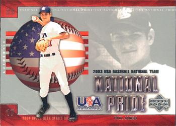 2004 Upper Deck - National Pride #USA13 Paul Janish Front