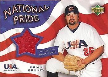 2004 Upper Deck - National Pride Memorabilia Series Two #NPJ-BB Brian Bruney Front