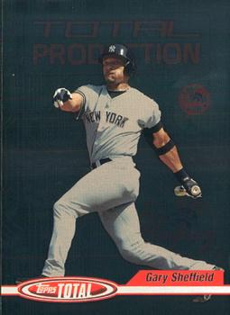 2004 Topps Total - Total Production #TP5 Gary Sheffield Front