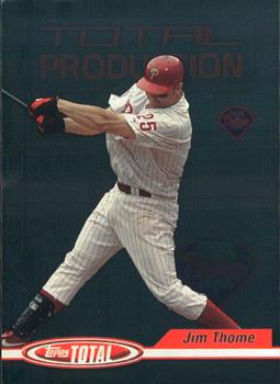 2004 Topps Total - Total Production #TP7 Jim Thome Front