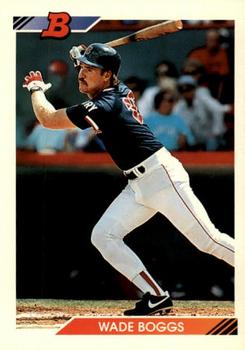 1992 Bowman #70 Wade Boggs Front