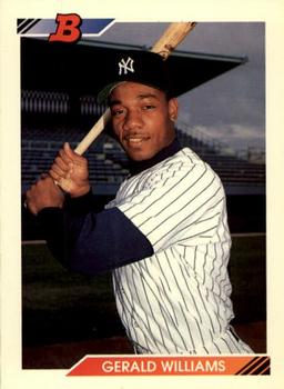 1992 Bowman #113 Gerald Williams Front