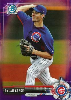 2017 Bowman - Chrome Prospects Purple Mojo #BCP124 Dylan Cease Front