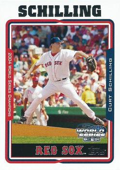 2004 Topps World Champions Boston Red Sox #9 Curt Schilling Front